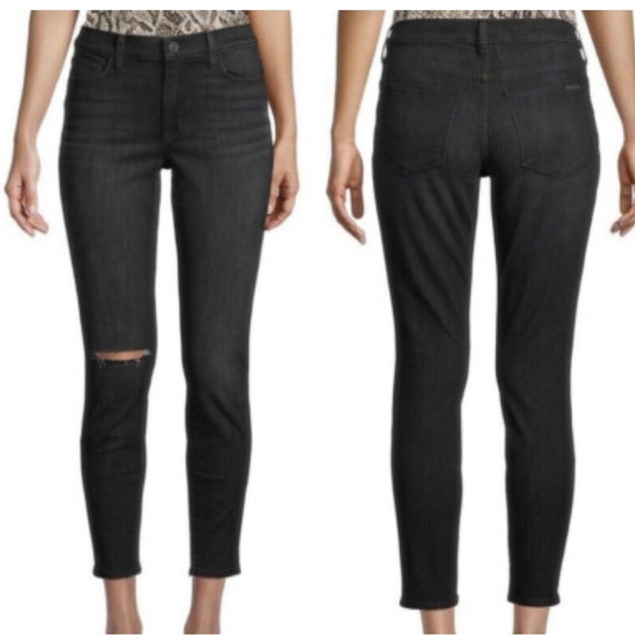 Hudson Jeans Denim - Hudson Jeans Natalie super skinny midrise ankle in Cora light wash black 29